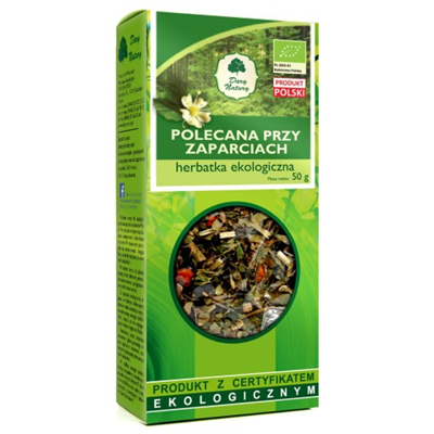 Herbatka Polecana przy Zaparciach BIO 50g DARY NATURY