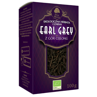Herbata Czarna Earl Grey BIO 100g DARY NATURY