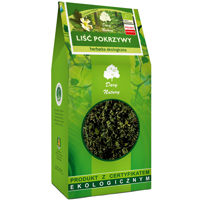 Pokrzywa liść BIO - duży kartonik 80g DARY NATURY