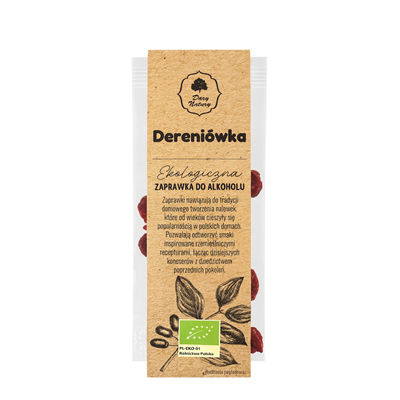 Zaprawka do alkoholu Dereniówka BIO 20g DARY NATURY