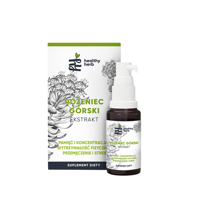 Różeniec górski ekstrakt 30ml HEALTHY HERB