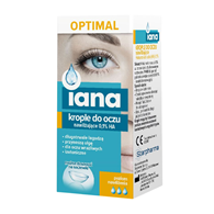 IANA Krople do oczu OPTIMAL nawilżające 0,1% HA 10ml STARPHARMA