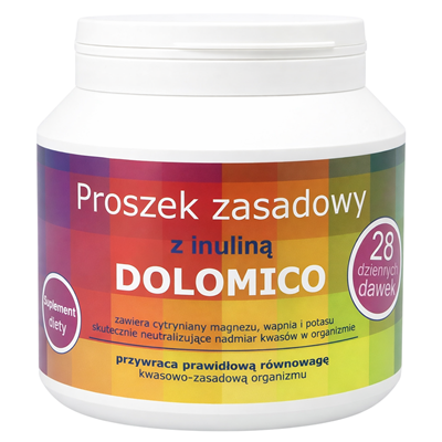 Proszek zasadowy z inuliną 200g DOLOMICO