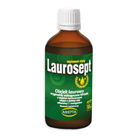 ASEPTA Laurosept wzbogacona formuła 100ml - Olejek laurowy + olejek z kurkumy i dzikiej róży + wit. C, mangan