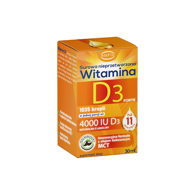 ASEPTA Witamina D3 Forte 4000 IU - 30ml