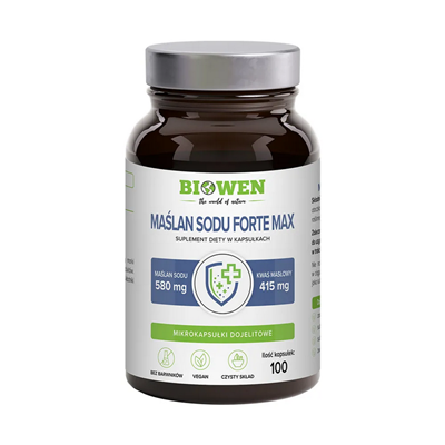 BIOWEN Maślan sodu 580mg, 100 kapsułek dojelitowych