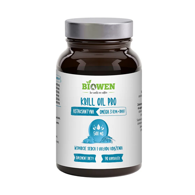 BIOWEN Krill Oil Pro - olej z kryla 500mg, 90 kaps.