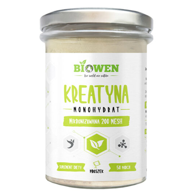 BIOWEN Kreatyna monohydrat mikronizowana 200 MESH 250g