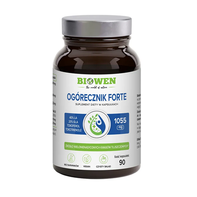 BIOWEN Ogórecznik forte 1055mg, 90 kaps.