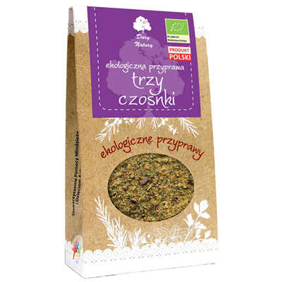 Przyprawa trzy czosnki BIO 50g DARY NATURY