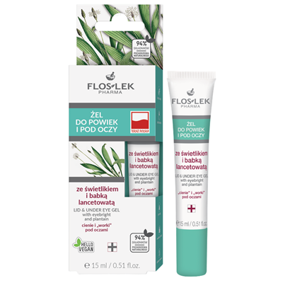 Świetlik z babką lancetowatą tuba 15ml FLOSLEK