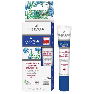 Świetlik z chabrem tuba 15ml FLOSLEK