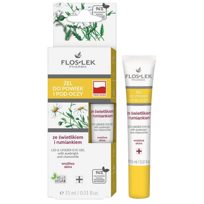 Świetlik z rumiankiem tuba 15ml FLOSLEK