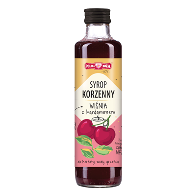 Syrop korzenny wiśnia z kardamonem 250ml POLSKA RÓŻA