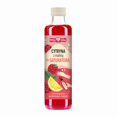 Syrop cytryna z maliną do saturatora 250ml POLSKA RÓŻA
