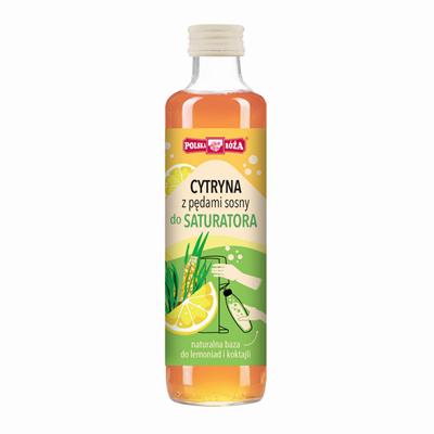Syrop cytryna z pędami sosny do saturatora 250ml POLSKA RÓŻA