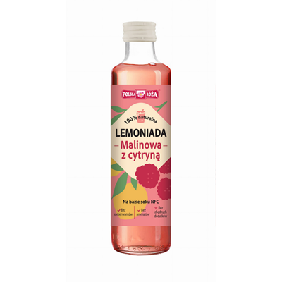 Lemoniada malinowa z cytryną 250ml POLSKA RÓŻA