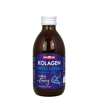 Zadbaj o stawy kolagen + witamina C napój 250ml POLSKA RÓŻA