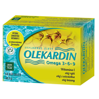 Olekardin - Omega 3-6-9, 30kaps. GINSENG POLAND