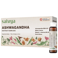 Ashwagandha ekstrakt kompleks 14 fiolek x 10ml GINSENG POLAND