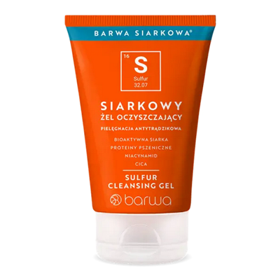SIARKOWA Żel do twarzy oczyszczający siarkowy 120ml BARWA