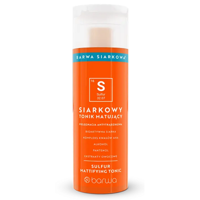 SIARKOWA Tonik siarkowy matujący 200ml BARWA