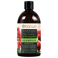 Szampon olej rycynowy & skrzyp polny regenerujący 380ml BARWA RECEPTURY NATURY