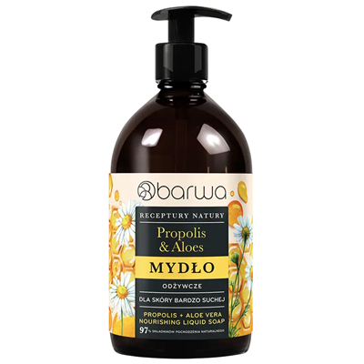 Mydło w płynie propolis & aloes odżywcze 480ml BARWA RECEPTURY NATURY