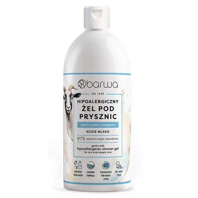 Hipoalergiczny żel pod prysznic kozie mleko 400ml BARWA