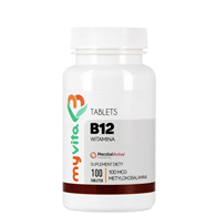 MyVita Witamina B12 100mcg, 100tabl.