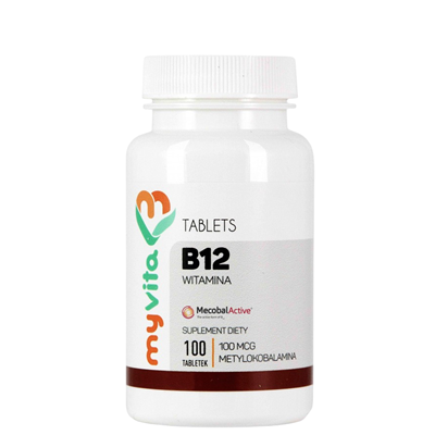 MyVita Witamina B12 100mcg, 100tabl.
