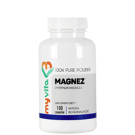 MyVita Magnez w proszku 100g - Cytrynian Magnezu