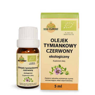 Olejek tymiankowy czerwony 100% BIO 5ml MEDI-FLOWERY