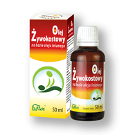 Olej żywokostowy na bazie oleju lnianego 50ml FLOS