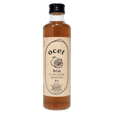 ACETO Ocet z owoców granatu 5% BIO 250ml