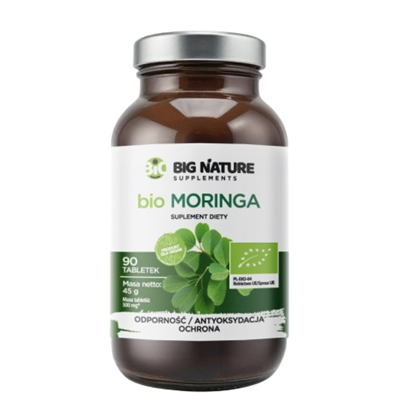 BIG NATURE Tabletki Moringa BIO 500mg, 90 tabl.