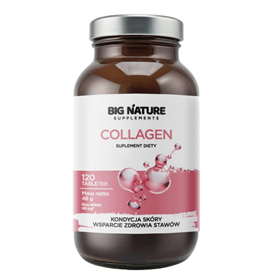 BIG NATURE Tabletki Collagen 400mg, 120 tabl.