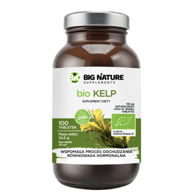 BIG NATURE Tabletki Kelp BIO 200mg, 100 tabl.