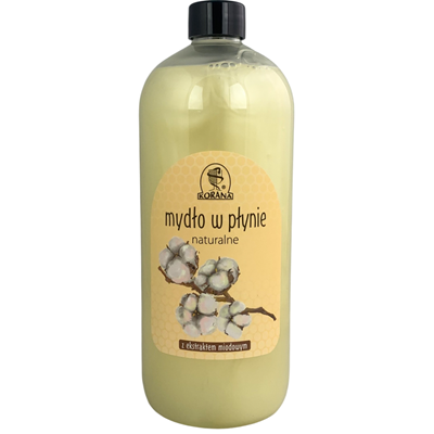 KORANA mydło w płynie naturalne 1l (zapas)