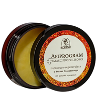 APIPROGRAM Maść propolisowa 20% naprawczo-regenerująca z kwasem hialuronowym 50ml KORANA