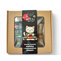 Zestaw matcha BIO 100g + mieszadełko chasen ROYAL BRAND