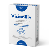 VISIONLIIV - ochrona oczu, prawidłowe widzenie, wsparcie wzroku i siatkówki 60 kaps.