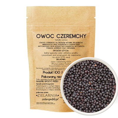 Czeremcha owoc 50g ZIELARZPOLSKI.PL