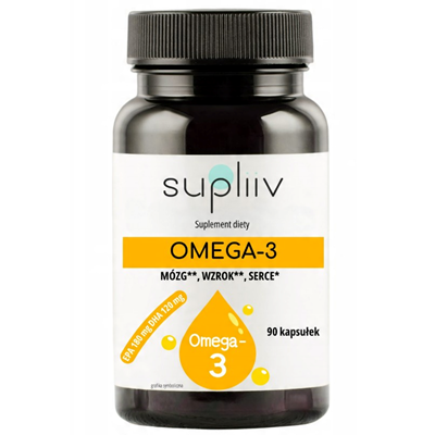 Omega-3 1000mg, 90kaps. SUPLIIV