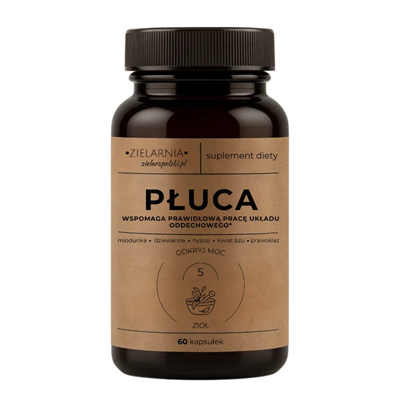PŁUCA 60 kaps. ZIELARZPOLSKI.PL