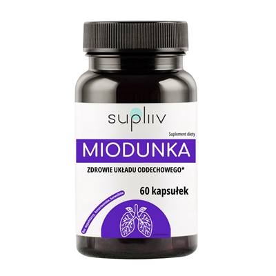Miodunka ekstrakt 10:1 400mg, 60kaps. SUPLIIV