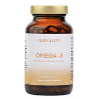 Omega-3 550mg (330 EPA, 220 DHA) 60kaps. NATU.CARE