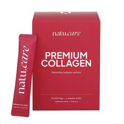 Kolagen wołowy Premium wiśnia 10000mg 30 saszetek NATU.CARE