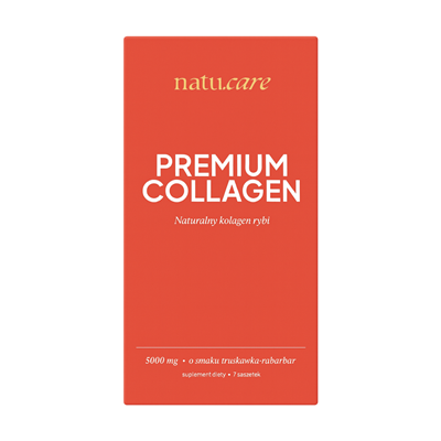 Kolagen Premium truskawka-rabarbar 5000mg 7 saszetek NATU.CARE