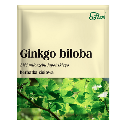 Ginkgo biloba liść miłorzębu japońskiego 50g FLOS